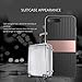 iPhone 7 Plus Case, iPhone 8 Plus Case, [Travel] [Suitcase Appearance] Design [Scratch Resist] [Double Protection] Shockproof Slim Fit Case Cover for Apple iPhone 7 Plus/8 Plus - Rose Gold/Black