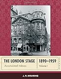 The London stage, 1890-1959 : accumulated indexes