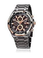 August Steiner Reloj con movimiento cuarzo suizo  Negro 46 mm