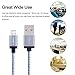 Cablex(TM) 3Pack 3FT 6FT 10FT Nylon Braided 8pin Lightning to USB Cable Sync and Charging Cable Cord with Aluminum Heads for iPhone 6/6s/6 plus/6s plus, 5c/5s/5/SE, iPad Air/Mini, iPod Nano/Touch
