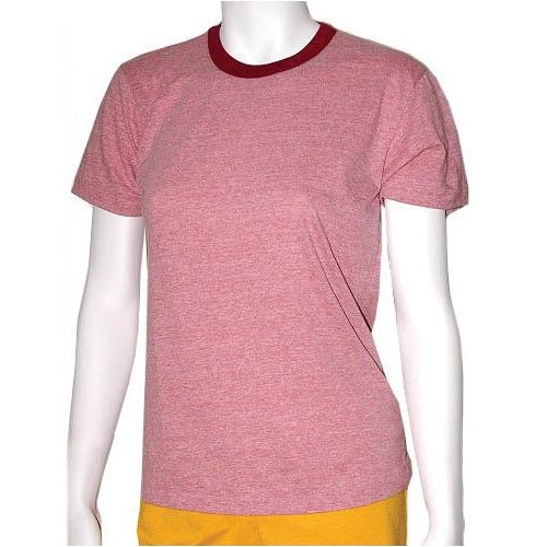 American Apparel Women's Melange Jersey S/S Gym T-Shirt - Tee
