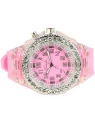 Pink Light Up Silicone Watches