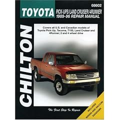 Toyota Land Cruiser and 4-runner: 1993 to 1996 (Chilton Total Car Care Automotive Repair Manual)