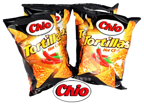 Chio Tortilla Chips Hot Chili 4Pack | Dipworld Edition