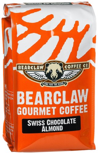 Bearclaw Coffee, Swiss Chocolate Almond, Ground, 12-Ounce Bags (Pack of 3) by Bearclaw Coffee