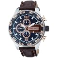 Fossil Herren-Armbanduhr Sport Leder braun CH2559