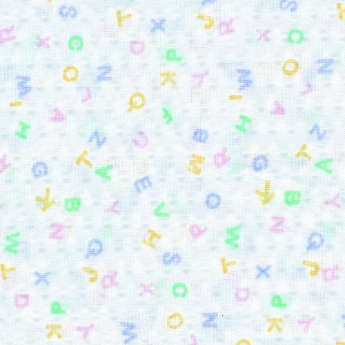 Angeles Toddler ABC Cot Sheet 22 x 38