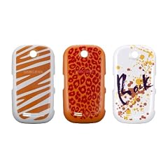 Samsung Wechselcover Corby S3650 (f�r R�ckseite, 3 St�ck) orange