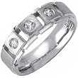 Hierarchy Mens Diamond Wedding Band