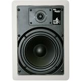 HiFi Works 30002 HFW6 6.5-Inch In-Wall Speakers, White (Pair)