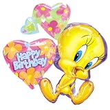 Tweety Happy Birthday Cluster 32" Mylar Balloon