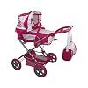 SUN 01321 Puppenwagen Luna pink und weiß