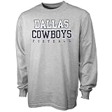 Reebok Dallas Cowboys Ash Youth Practice Long Sleeve T-shirt