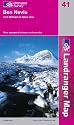 Ben Nevis, Fort William and Glen Coe (Landranger Maps)