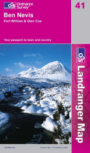 City Travel Guides Discounted  Livres : Carte de randonnée : Ben Nevis