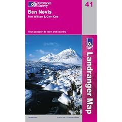 Ben Nevis, Fort William and Glen Coe (Landranger Maps)
