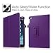Fintie Case for iPad Air 2 - Premium Vegan Leather Slim Fit Folio Case Smart Stand Protective Cover Auto Sleep/Wake Feature for iPad Air 2 2014 Model, Violet