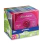 Verbatim 94300 700 MB 2x-4x DataLifePlus Color Rewritable Disc CD-RW, 20-Disc Slim Case
