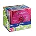 Verbatim 20PK CD-RW 80MIN 700MB 2X-4X Datalife+ Colorpk Brand with slim Case