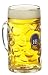 1 Liter HB Hofbrauhaus Dimpled Glass Beer Stein - Krug - Mass