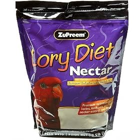 ZuPreem Lori Diet Powdered Nectar Bird Food (2.5-lb bag) by ZuPreem