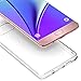 Galaxy Note 7 Clear Case, CoverON [ClearGuard Series] Hard Clear Back Cover with Flexible TPU Bumpers Slim Fit Phone Cover Case for Samsung Galaxy Note 7 - Clear