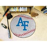 Air Force Academy Fighting Falcons Baseball Shaped Area Rug Welcome Door Bath Mat by 