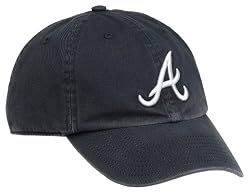 Atlanta Braves Clean Up Adjustable CapNavy Blue