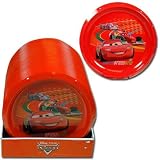 Disney Cars 8.5 Round Plastic Plate