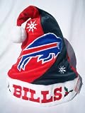 BUFFALO BILLS PLUSH TEAM LOGO SANTA HAT ADULT STADIUM HAT