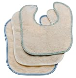 Bumkins Organic Cotton Everyday Bib 3-Pack - Dusty Blue
