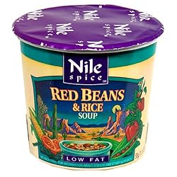 Nile Spice Red Beans & Rice Soup, Low Fat, 1.8-Ounce Cups (Pack of 12)