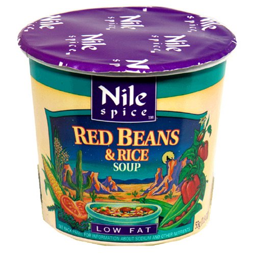 Nile Spice Red Bean and Rice Soup, 1.8-Ounce Cups (Pack of 24) by Nile Spice