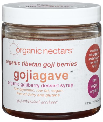 Organic Nectars Gojigave Flavored Agave Syrup, Gojiberry, 10.5-Ounce Jars (Pack of 3) by Agave Nectars