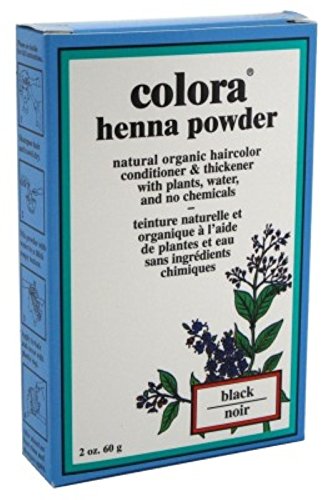 Colora Henna Powder Hair Color Black 2oz (2 Pack)