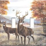 White Tail Deer Switch Plate