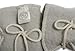 LANACARE Organic Merino Wool Baby Mittens, Soft Grey, size 86 (1-2 yr)