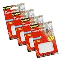 Removable Mounting Squares Clear(4-pk.)