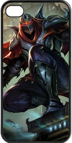 Custom personalized Protective Case for iPhone 4/4s - Game League of Legends LOL Zed