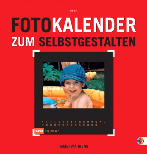 Heye Verlag GmbH Foto-Kalender zum Selbstgestalten rot