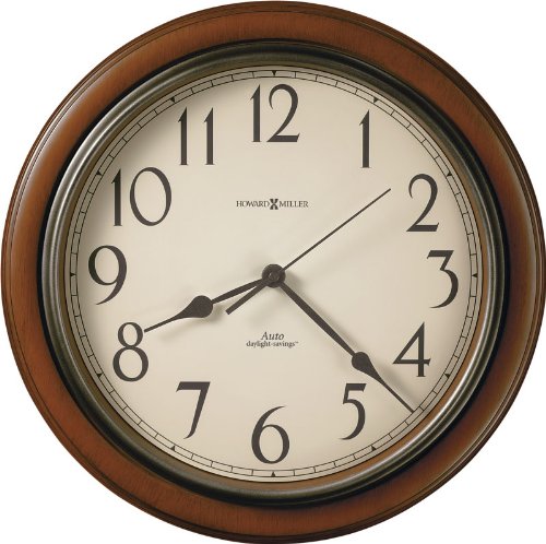Talon Wall Clock 15-1/4in Cherry