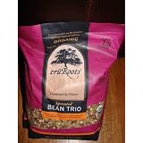 TRUROOTS ORGANIC SPROUTED BEAN TRIO 3LB BAG - GLUTEN FREE, HIGH FIBER