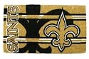 New Orleans Saints Bleached Welcome Mat (Doormat) 18"x30"Welcome Mat Bleached-New Orleans Saints - NFL Football Fan Shop Sports Team Merchandise