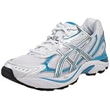 ASICS Women's GT-2150 Running Shoe,White/Lightning/Island Blue,7.5 M