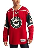 NHL Men's Minnesota Wild #24 Martin Havlet Reebok Edge Premier Player Jersey (Red, Large)