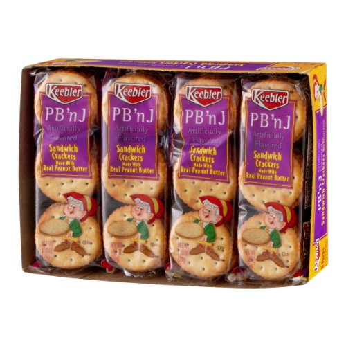 Keebler Cracker Sandwiches To Go Peanut Butter & Jelly 1.38 oz 8