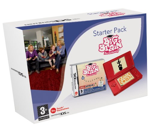 Childrens Toyshop  Video Games : Nintendo DS Lite Red Console with Big Brain Academy (Nintendo DS)