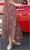 Penny Plain - Labyrinth Print Skirt