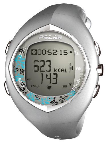 Buy Polar F7 Ladies Heart Rate Monitor Watch (Silver) by Polar