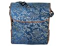 Shanghai Teal Convertible Messenger Diaper Bag